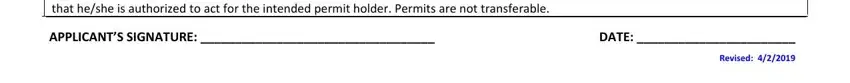 Ft Bend Co Alarm Permit Form conclusion process shown (portion 3)