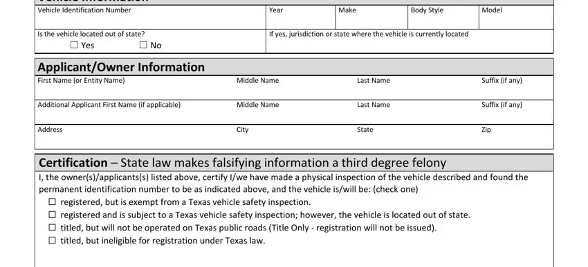 Tips on how to fill in texas form vtr 270 stage 1
