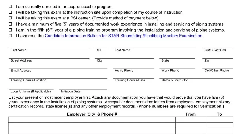 The best way to fill in mhr form portion 1
