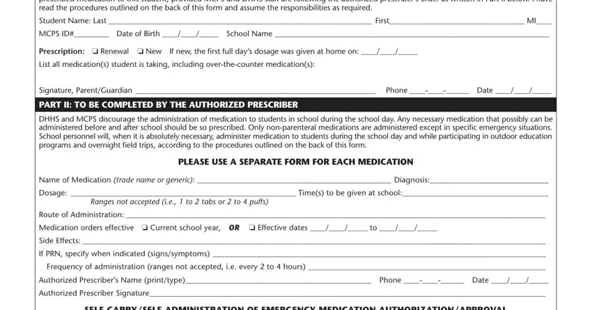 Stage no. 1 of submitting maryland form 525