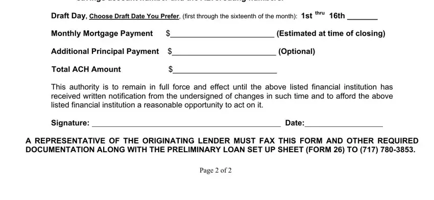 Guidelines on how to fill in Phfa Form 67 portion 2