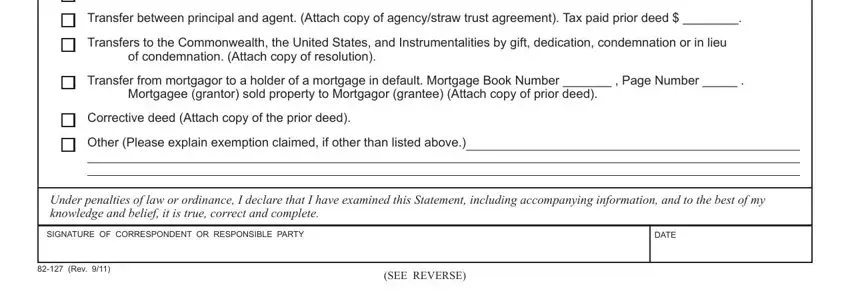 Step # 3 of filling out philadelphia real estate transfer tax certification