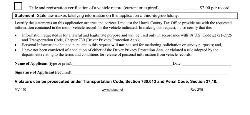 Texas Form Mv 440 ≡ Fill Out Printable PDF Forms Online