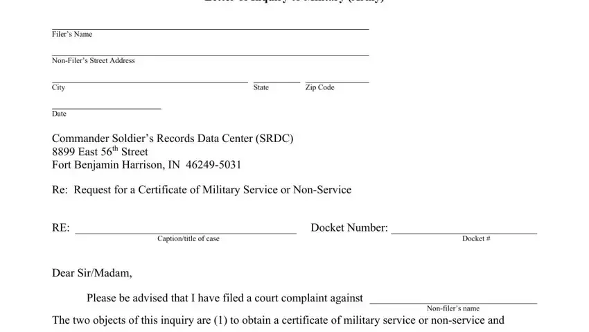 letter certification docket completion process described (part 5)