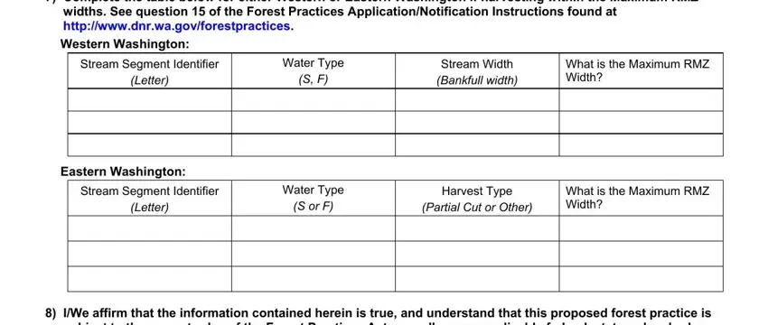 Filling out section 4 in Form Qq 31