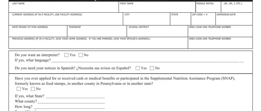 The right way to fill in medicaid application pennsylvania part 3