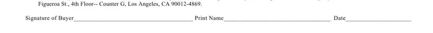 Signature of Buyer Print Name Date, Further smoke detectors in, and Signature of Buyer Print Name Date of Form 9A