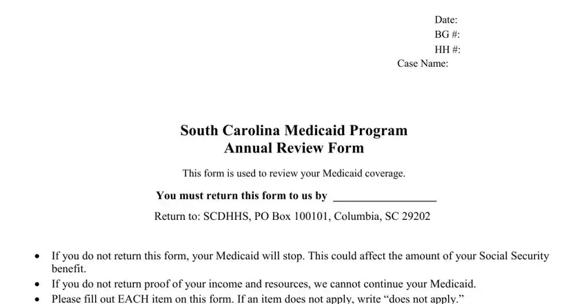 medicaid forms for sc completion process explained (step 1)