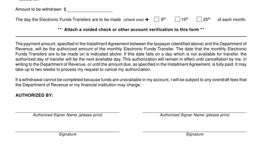 Part # 2 in submitting Form A 771A