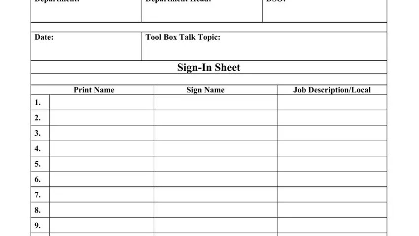 toolbox talks template writing process detailed (step 1)