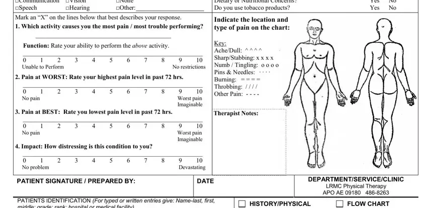 editable physical therapy intake forms conclusion process shown (step 2)