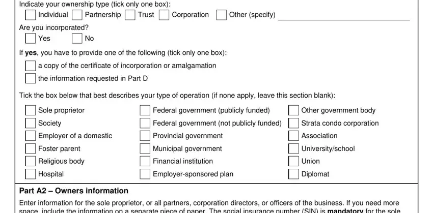 Ways to fill out canada rc1 part 2