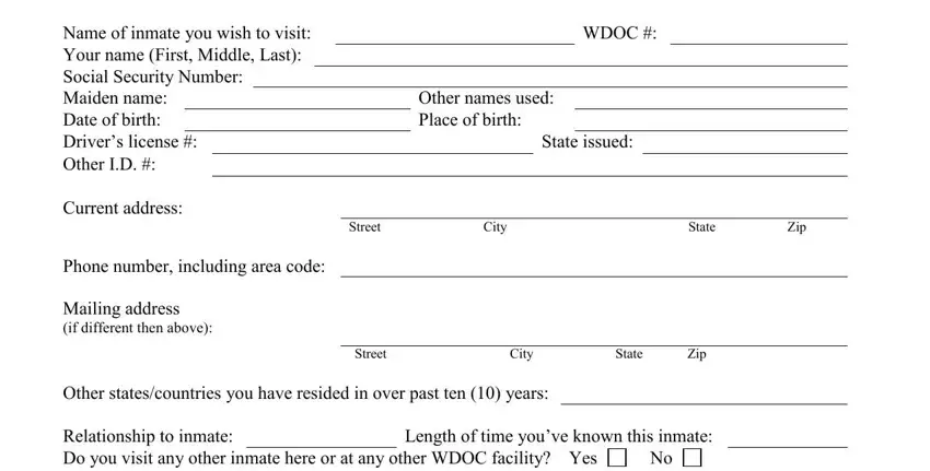 The best ways to fill out wdoc form sample step 1