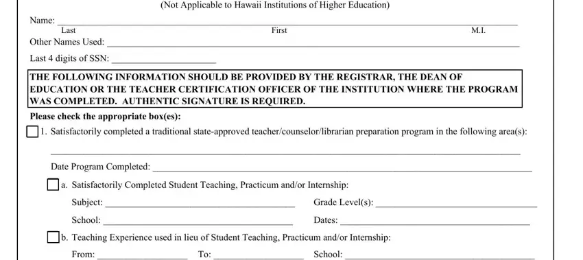 Learn how to complete doe hawaii forms stage 1