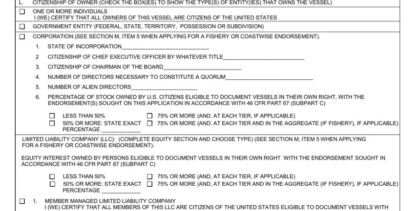 coast guard certificate documentation writing process described (portion 4)