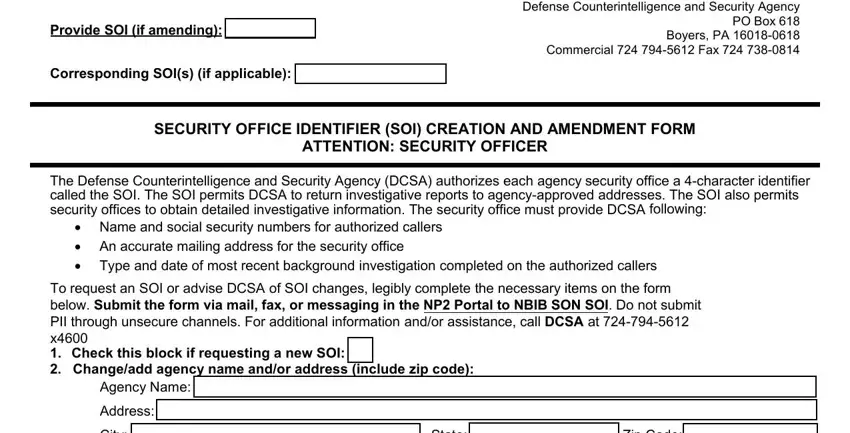 soi authorization completion process described (part 1)