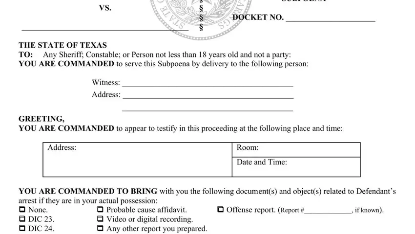 The right way to fill out soah subpoena for alr hearing part 1