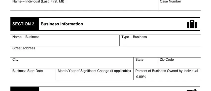 Part # 1 of submitting proof of self employment form