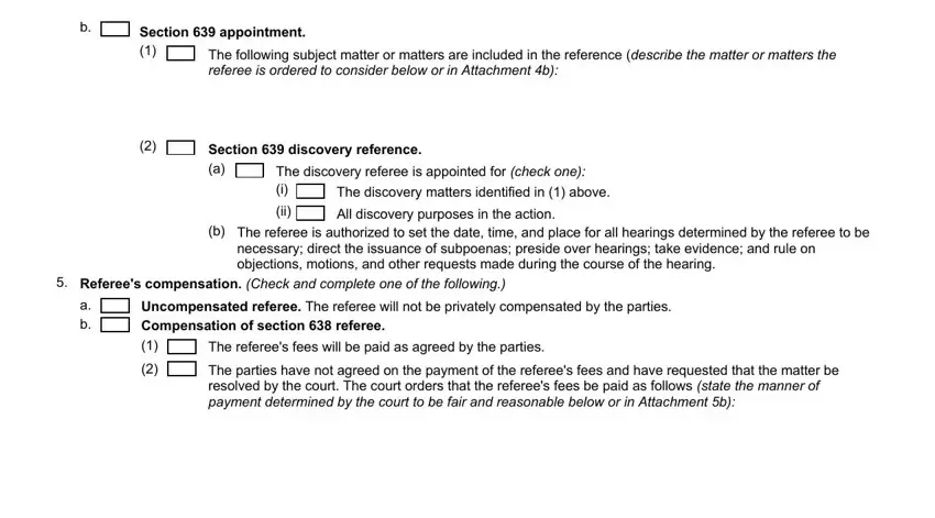 Uncompensated referee The referee, Section  discovery reference a, and The discovery matters identified inside referee alternative dispute resolution