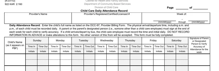 Part no. 1 in filling out dcc 94b