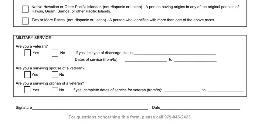 Filling out section 2 of Form Ag 425