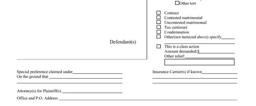 The way to fill in sample note of issue ny step 2