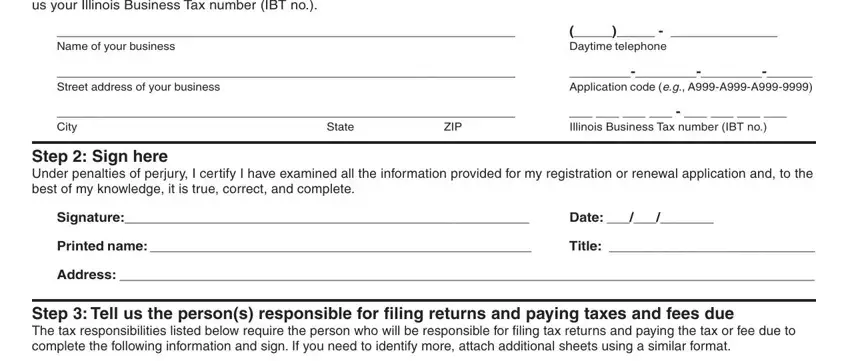 Step no. 1 for submitting SSN