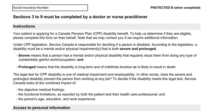 cpp disability application form writing process described (portion 5)