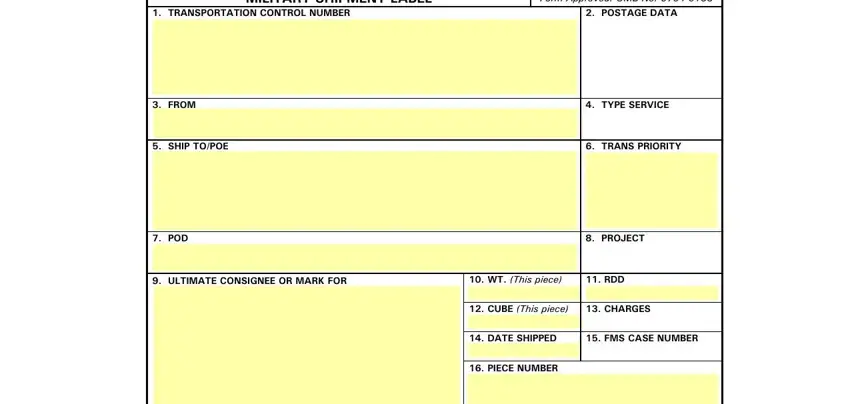 Dd 1387 Form Fill Out Printable PDF Forms Online