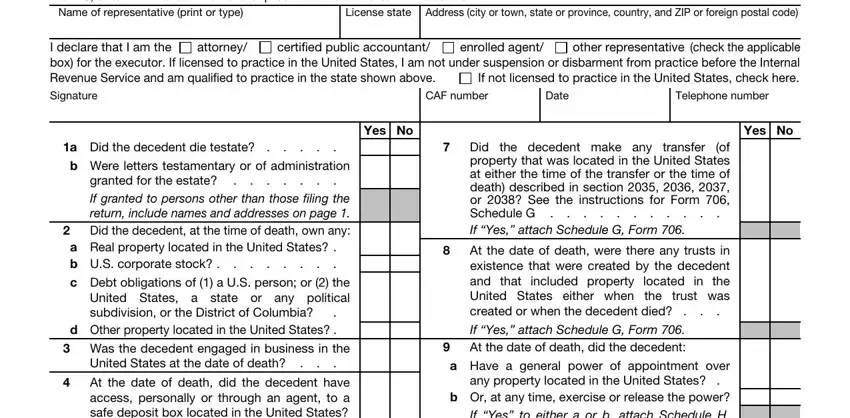 Learn how to complete form 706 na estate part 4