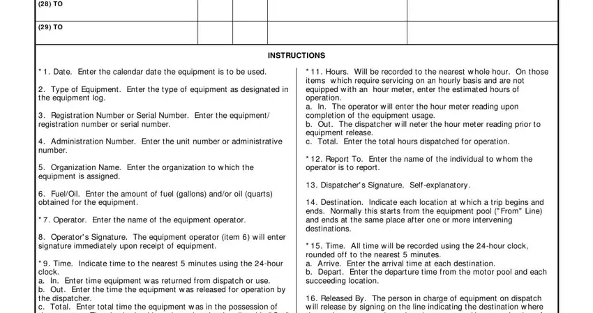 dispatch form 1 conclusion process explained (step 5)