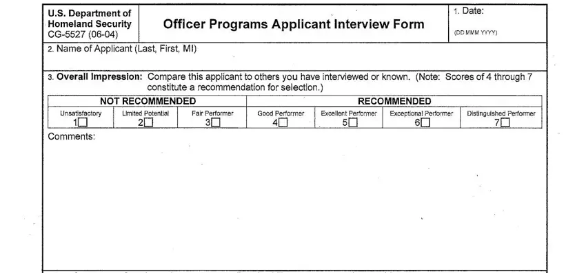 Learn how to fill in uscg form 5527 portion 1