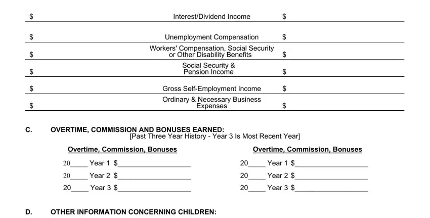 Workers Compensation Social, Year, and Social Security  Pension Income in ohio public defenders office affidavit financial disclosure form