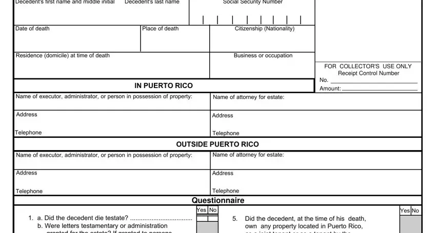 A way to fill out Rican part 1