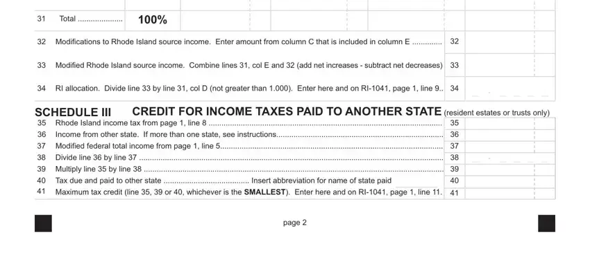 Filling out segment 5 of ri 1041