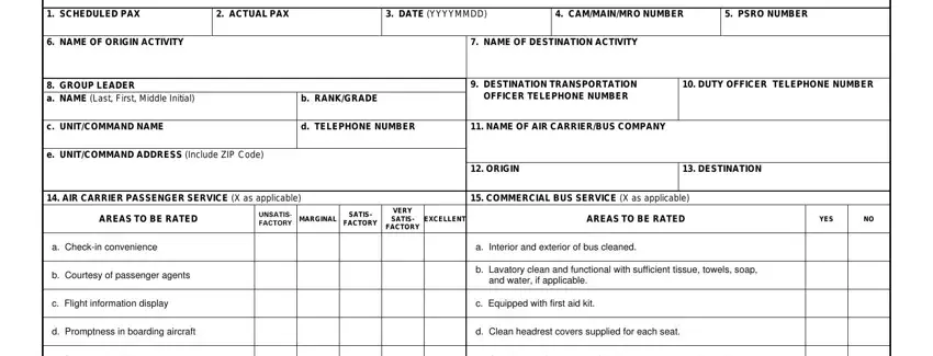 Tips to prepare 1341 carrier form portion 1
