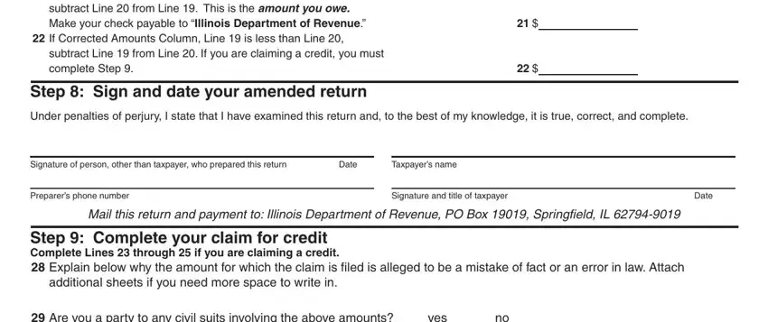 Filling in section 4 in Form Rmft 5 Us X