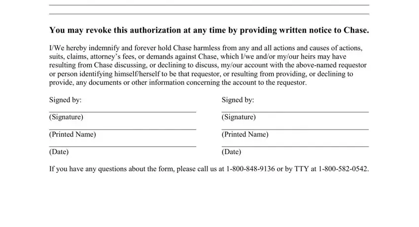 A way to fill out chase direct deposit authorization form stage 2