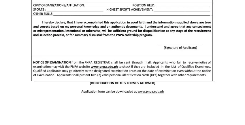 pnpa online application 2021 completion process clarified (step 2)