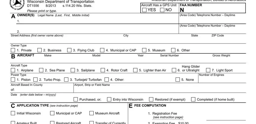 Tips to prepare purpose of wisconsin form dt1556 part 1