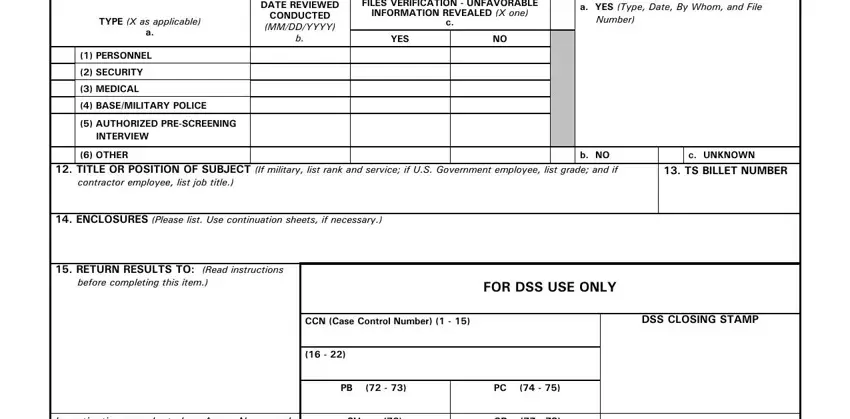 Filling out segment 2 in how to form dd 1879