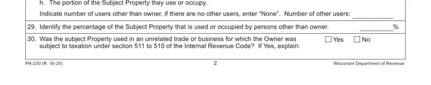 wisconsin property tax exemption request conclusion process shown (portion 5)