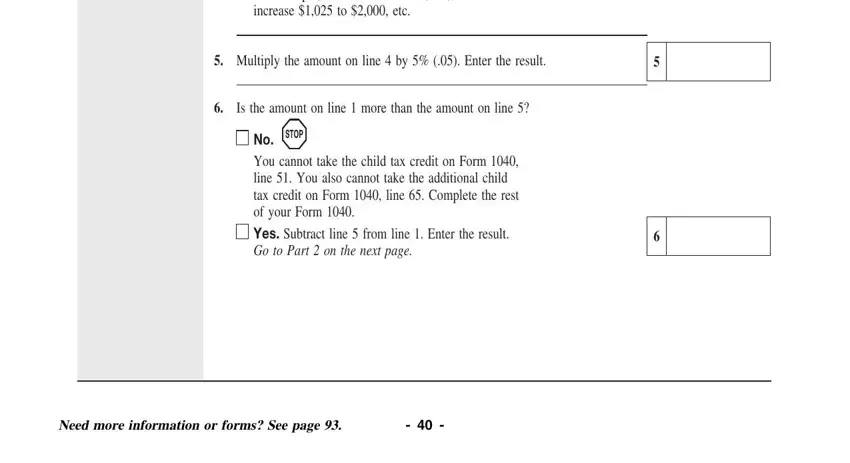 child tax credit worksheet 2019 conclusion process clarified (step 2)