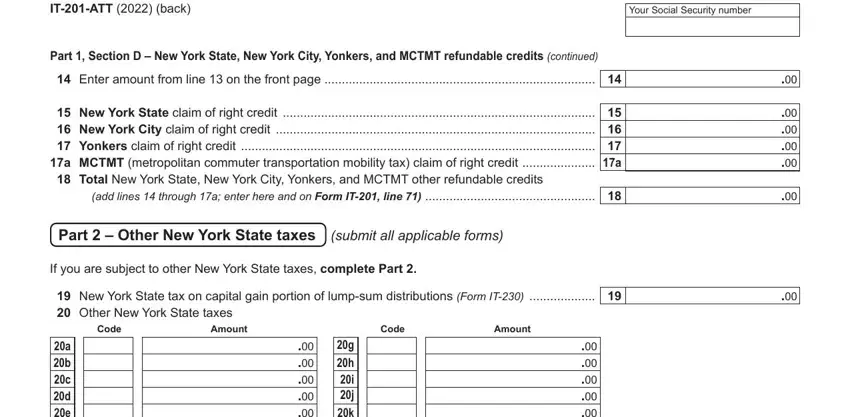 It 201 Att Tax Form conclusion process clarified (portion 4)