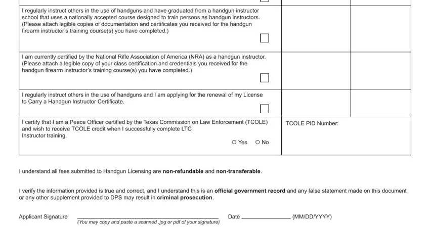 Ways to fill out instructor form 90 download portion 2