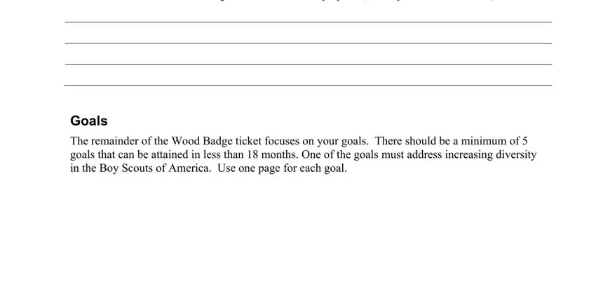 fillable wood badge ticket form completion process detailed (stage 3)
