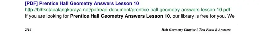 Learn how to prepare chapter 9 test b geometry answers portion 5