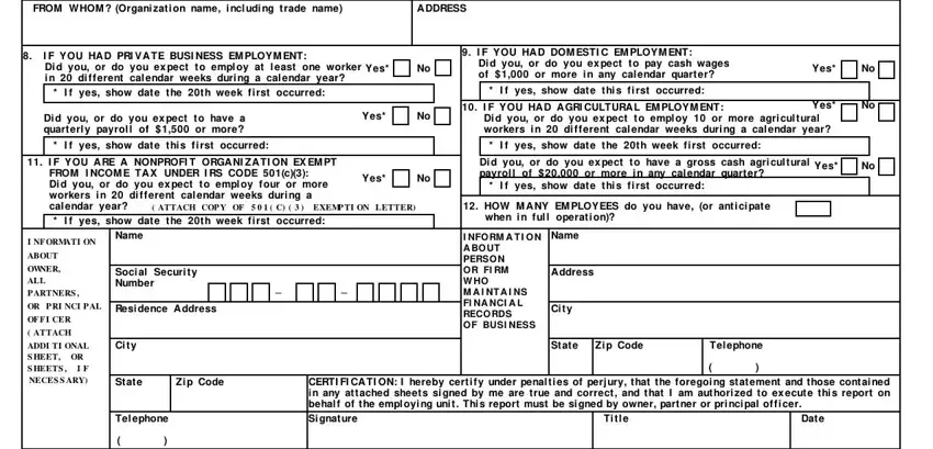 Simple tips to fill out Georgia Department Of Labor Form step 2
