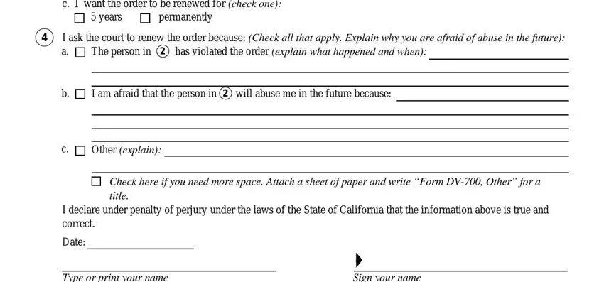The best ways to fill out ca renew order form portion 2