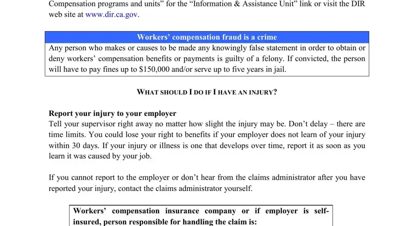 Workers compensation insurance, Compensation programs and units, and Workers compensation fraud is a inside california time of hire pamphlet 2021